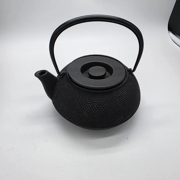 Cast Iron Japanese-Style Teapot - Black - Picture 1 of 6